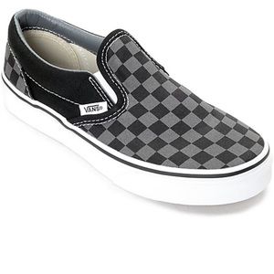 Vans checkerboard slip-ons.